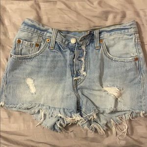 Levi’s 501 button fly shorts